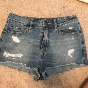BDG high rise DREE cheeky jean shorts